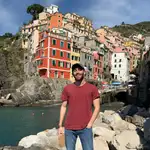 El estudiante de Erasmus Roberto Márquez en Cinque Terre