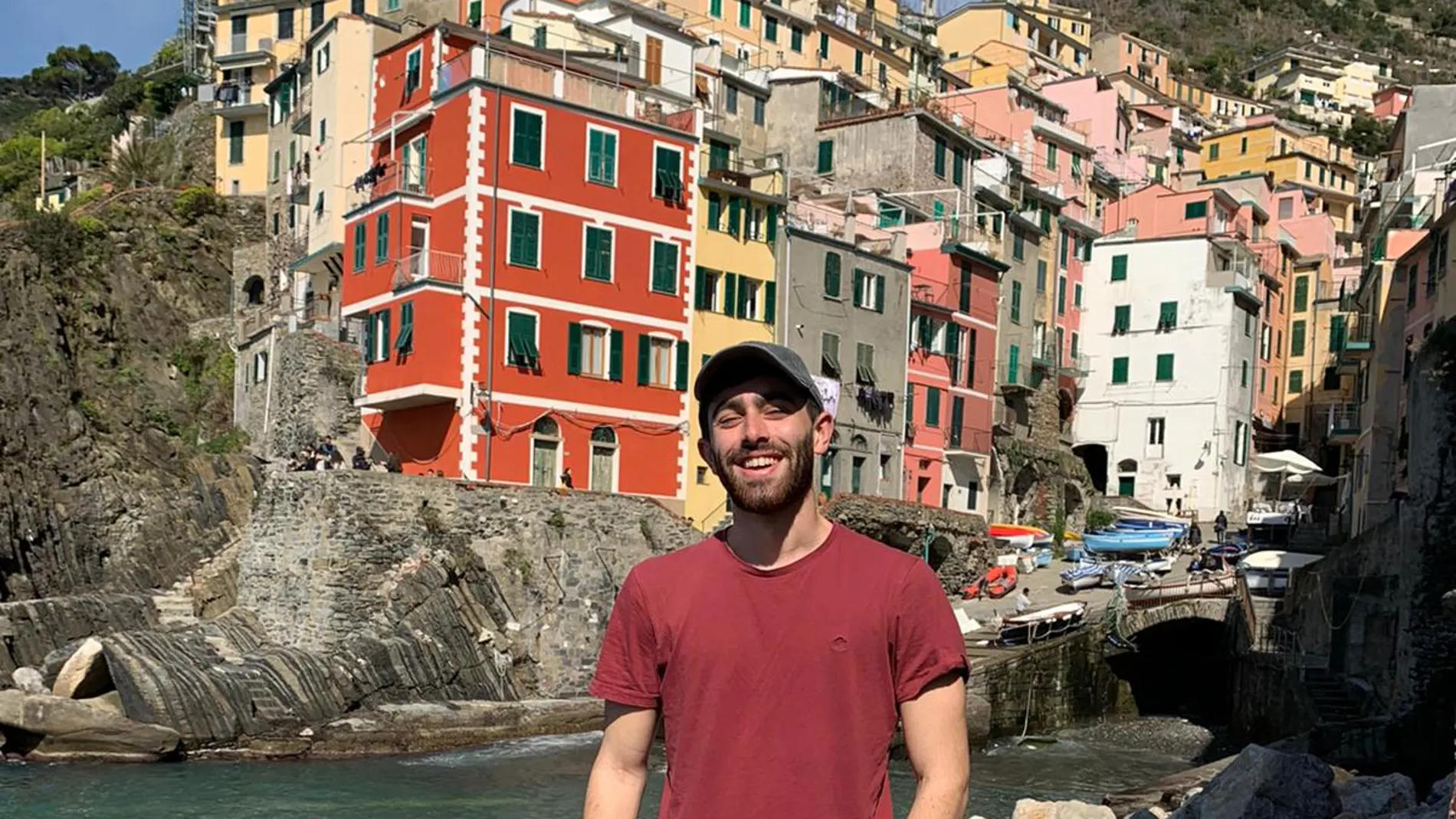 El estudiante de Erasmus Roberto Márquez en Cinque Terre