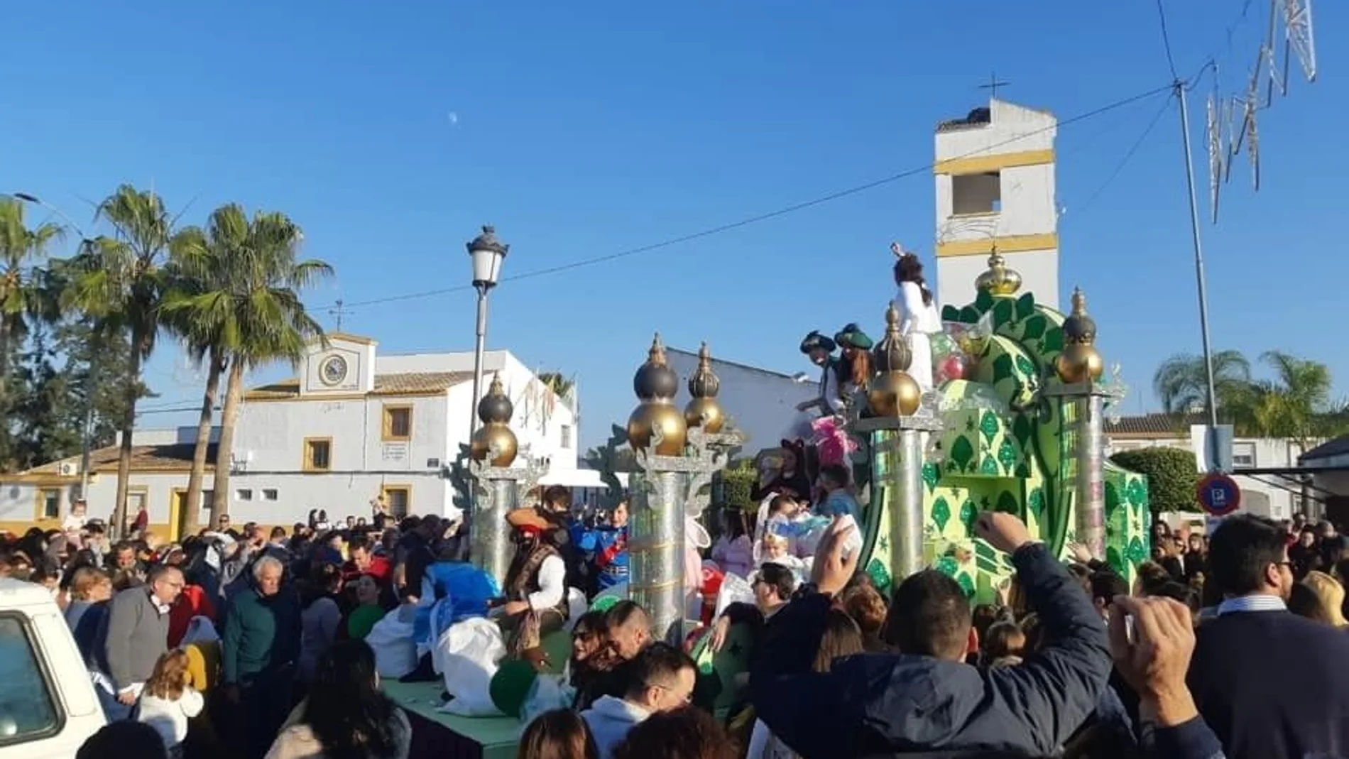 Vista de la cabalgata de Utrera