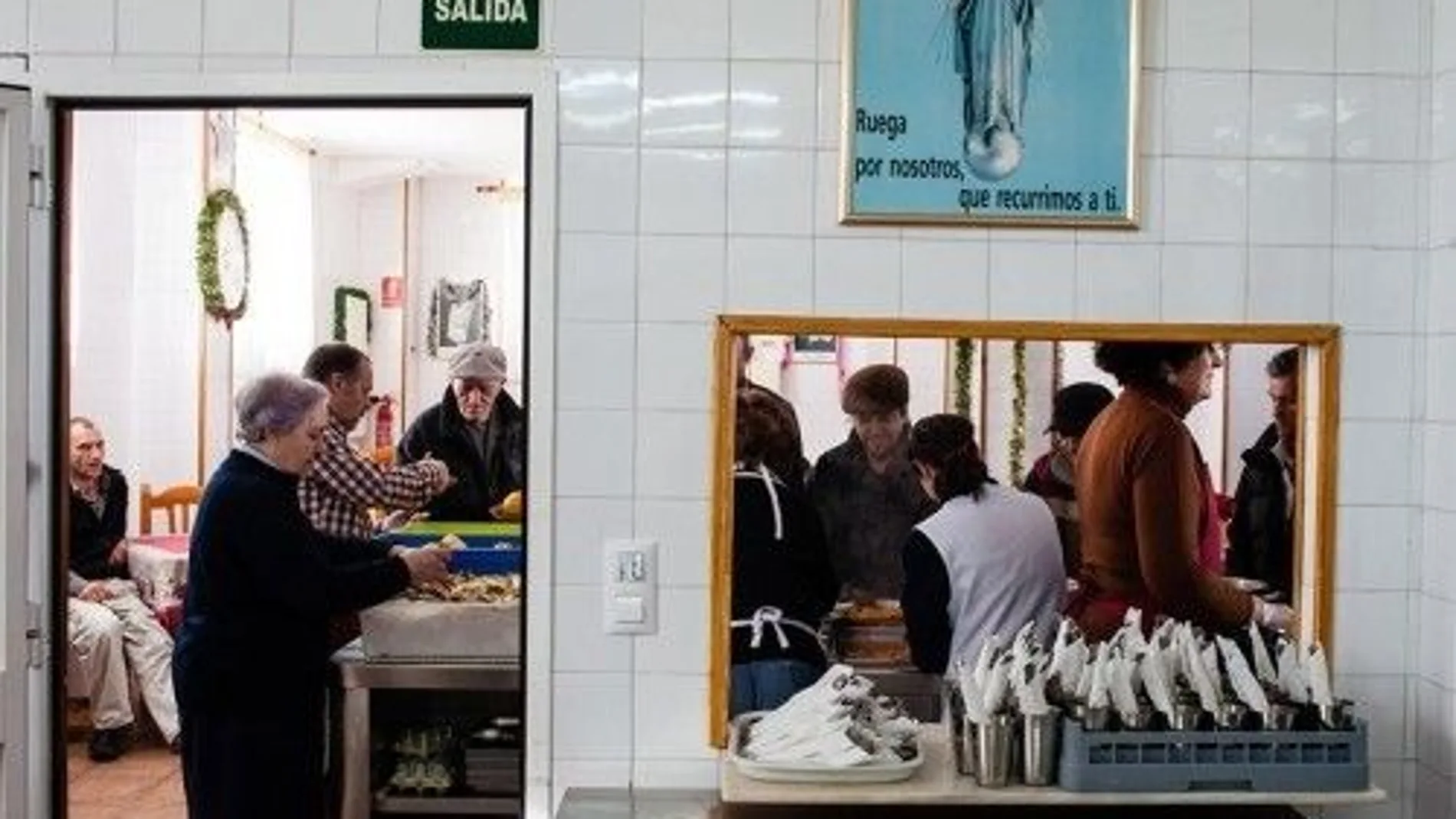 Imagen del comedor social El Salvador, en Jerez de la Frontera