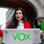 La portavoz de Vox en la Asamblea de Madrid, Rocío Monasterio