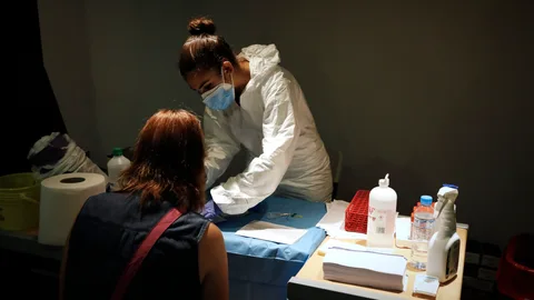 Pruebas masivas de seroprevalencia en el municipio madrileño de Arroyomolinos