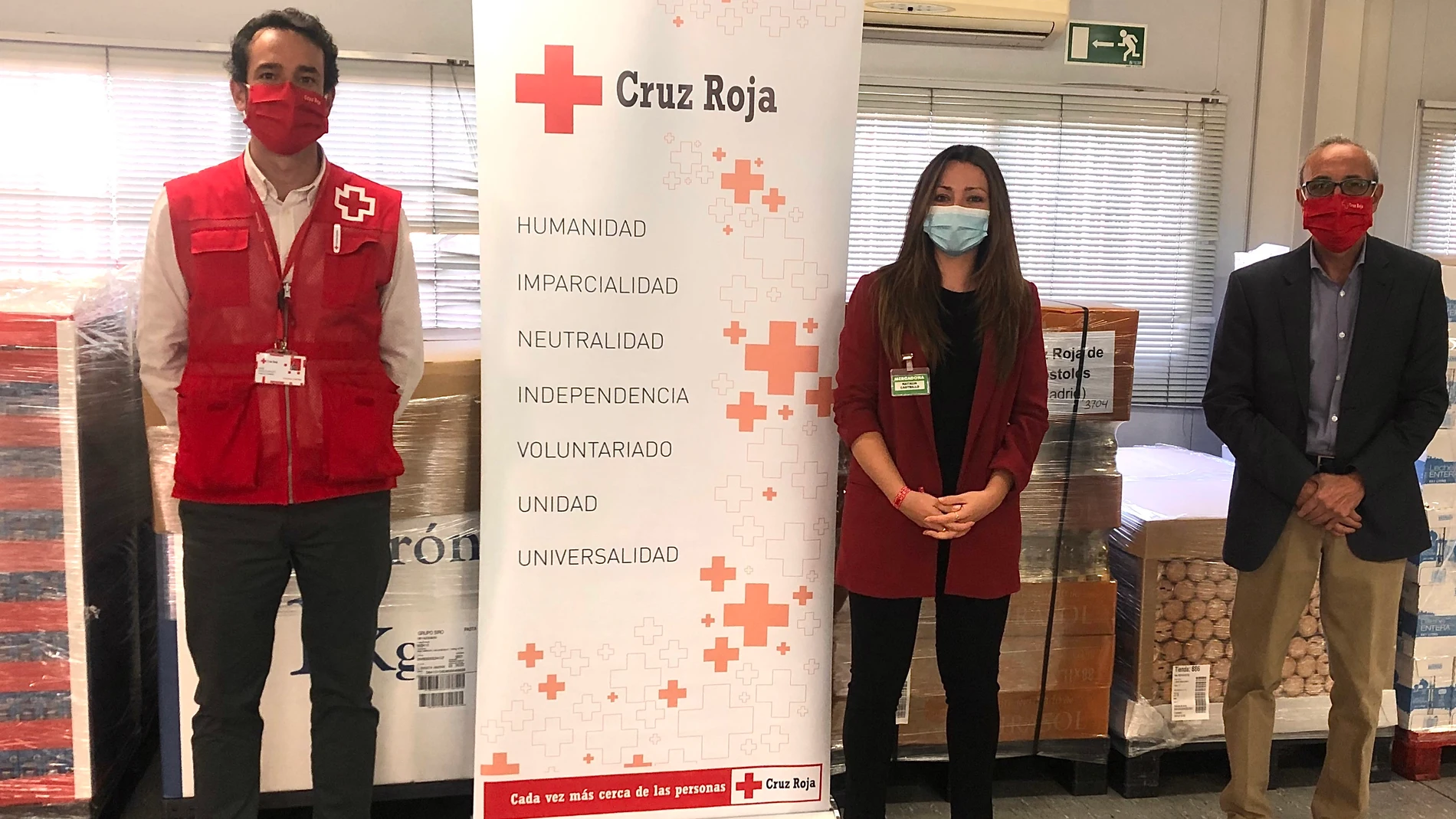 Mercadona dona a Cruz Roja Móstoles más de 7.500 kilos de alimentos