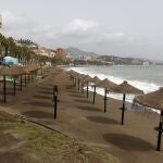 Las playas de Málaga, vacías ante el Estado de alarma por la pandemia del Covid-19Las playas de Málaga, vacías ante el estado de alarma por la pandemia del Covid-1919/3/2020