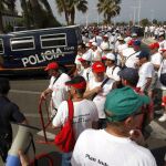Imagen de unas de las múltiples protestas que organizaron los trabajadores de Santa Motor, una de las entidades que la Junta da por extinguida