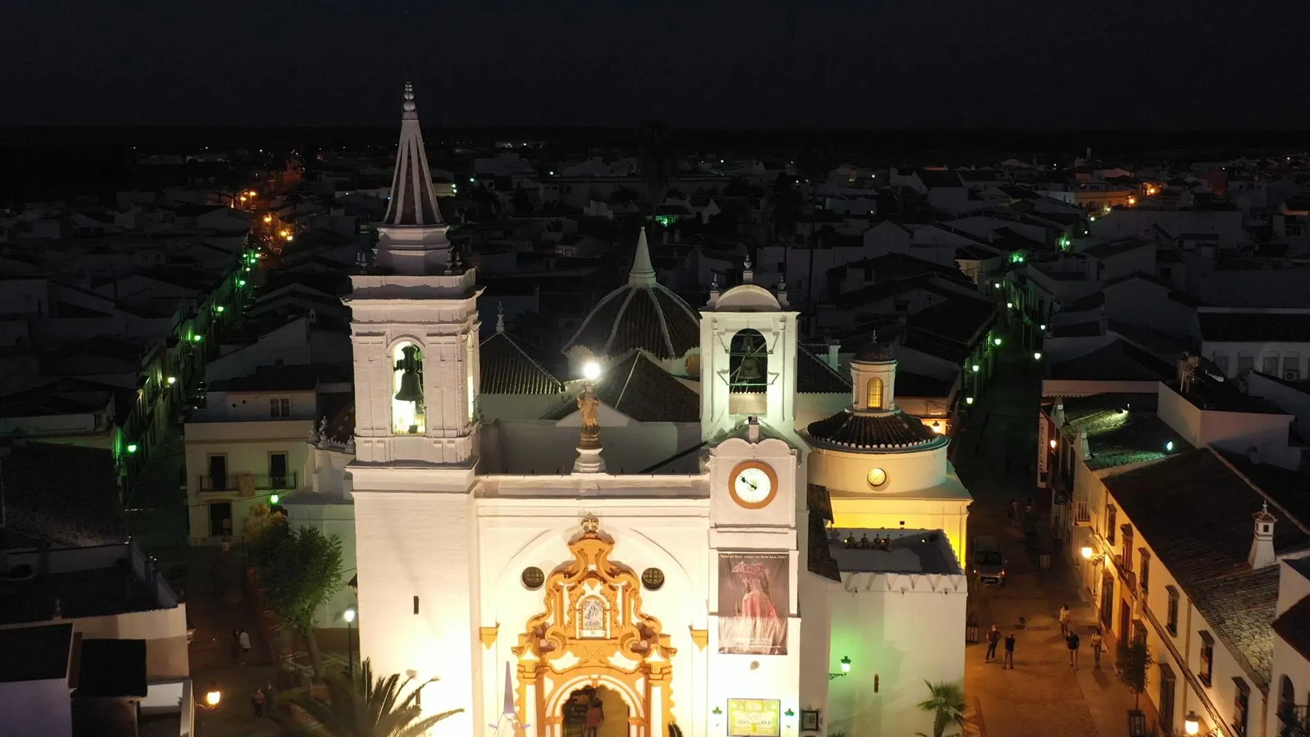 Imagen de la parroquia de la Asunción de Almonte, en Huelva