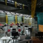 El Ejército desinfecta una biblioteca en Vallecas y un centro cultural en Fuenlabrada