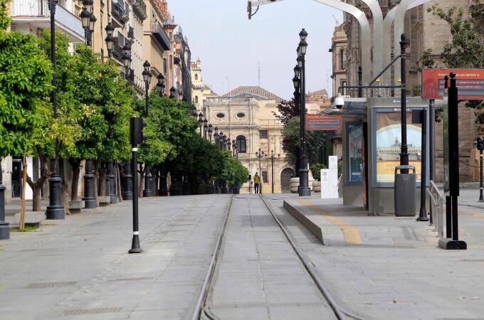 En la imagen, el centro de Sevilla 