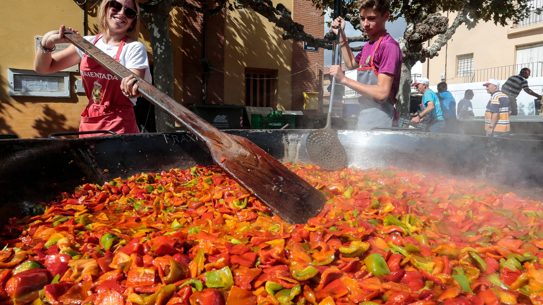 Celebración de la XXXVII Feria del Pimiento Morrón en Fresno de la Vega (León)