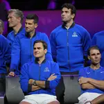 Roger Federer y Rafa Nadal, emocionados