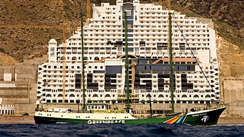 Greenpeace no entiende que "se repita la historia" del Algarrobico, en la imagen