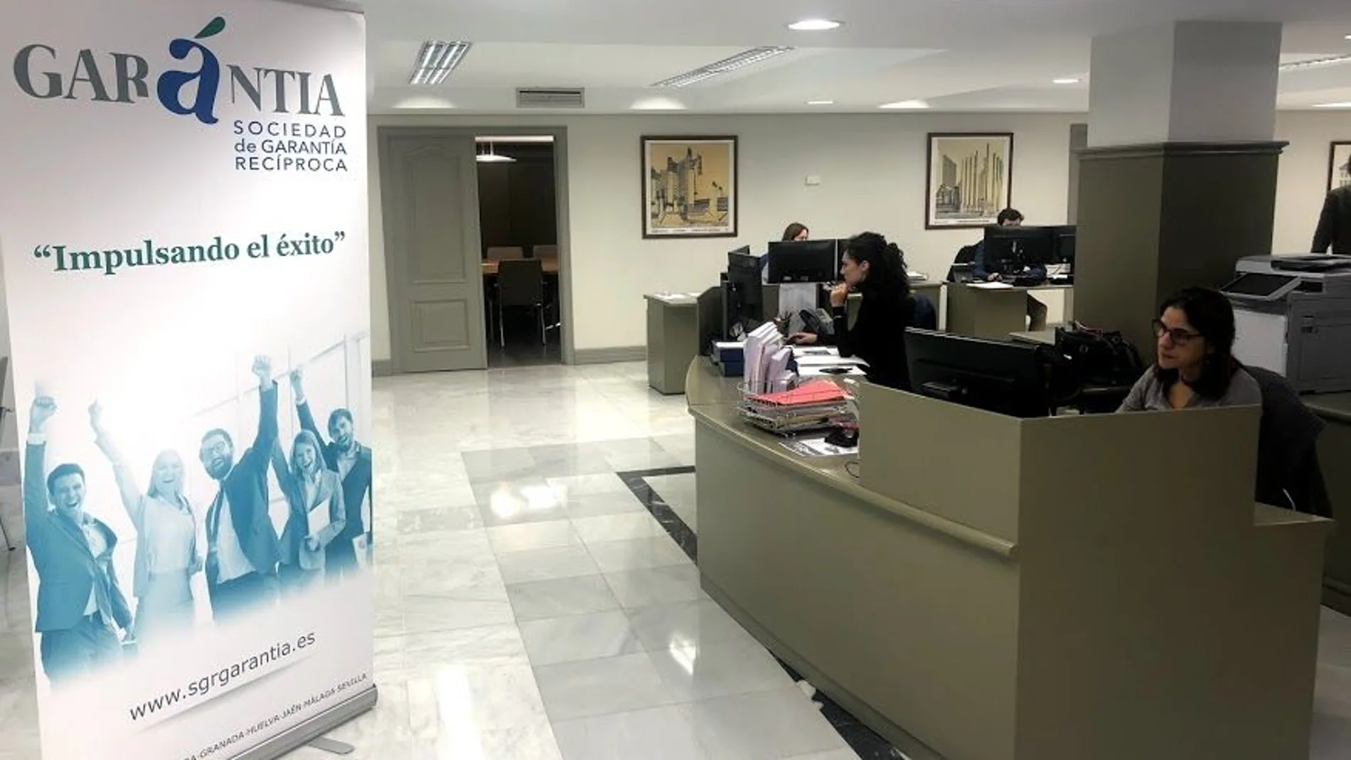 Imagen de una de las oficinas de Garántia