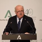 El consejero andaluz de Salud y Familias, Jesús Aguirre