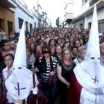Miles personas, de promesa tras el Cristo de Medinaceli en Algeciras, en una imagen de archivo