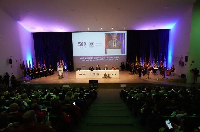 Acto de apertura del curso 2022-2023 de la Universidad de Málaga