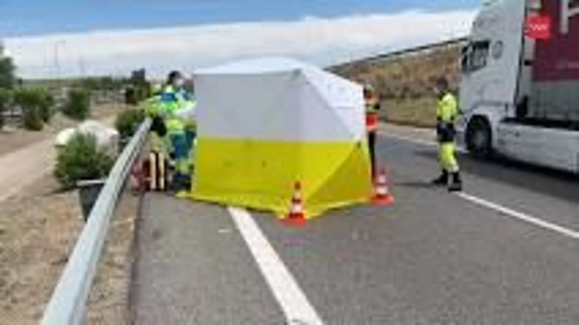 Accidente mortal de moto cerca de Brunete