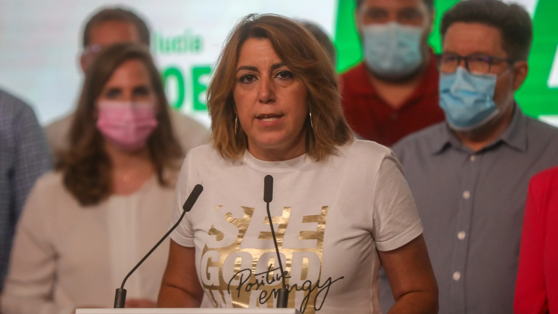La aún secretaria general del PSOE-A, Susana Díaz