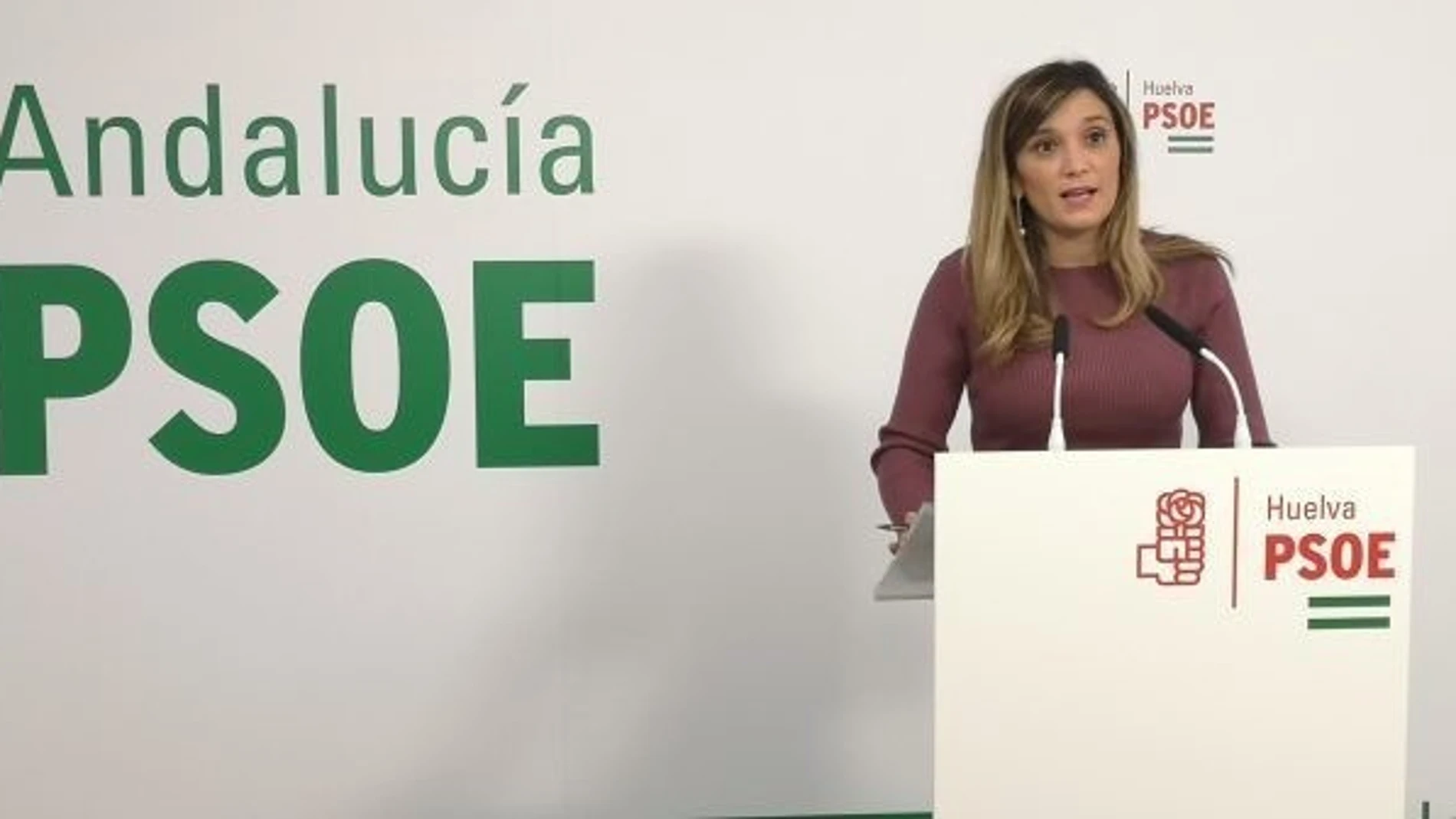 La parlamentaria del PSOE de Huelva María Márquez