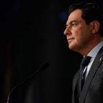 El máximo dirigente del Gobierno andaluz, Juanma Moreno