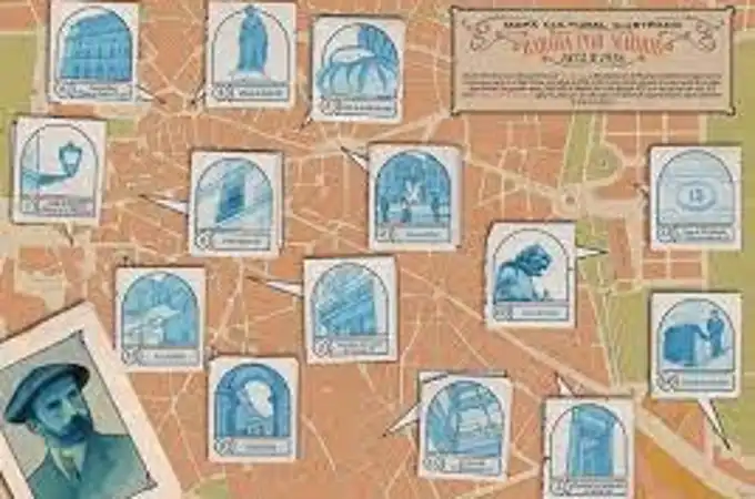 Madrid dibuja el mapa ilustrado de Pío Baroja para pasear los escenarios de su vida y obra
