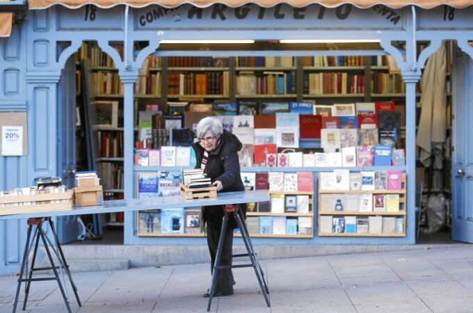 Libreros de la Cuesta de Moyano, en Madrid