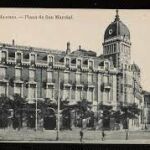 Imagen antigua de la sede de la Real Compañía Asturiana de Minas en Madrid