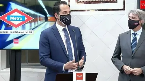 El vicepresidente Ignacio Aguado y el consejero Ángel Garrido