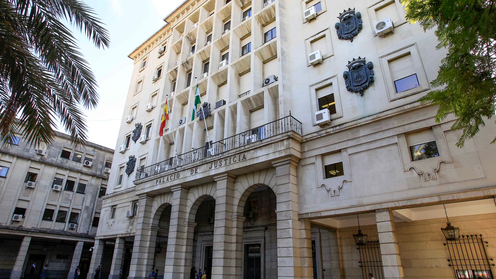 Vista del edificio de la Audiencia Provincial de Sevilla