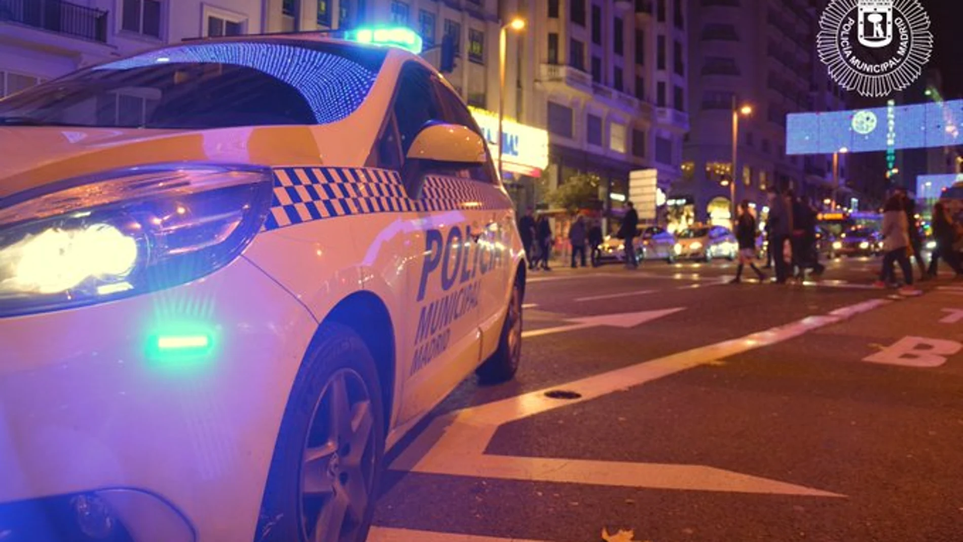 Un coche patrulla de la Policía Municipal de Madrid