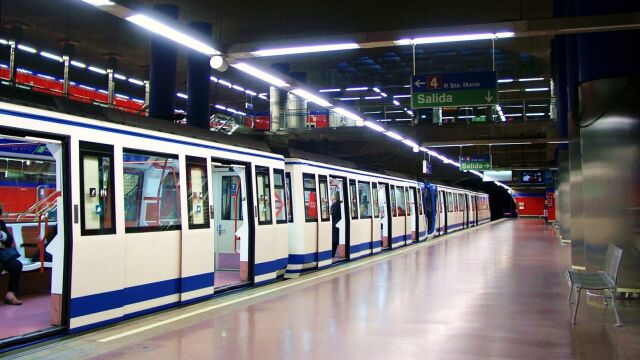 Una estación del Metro de Madrid