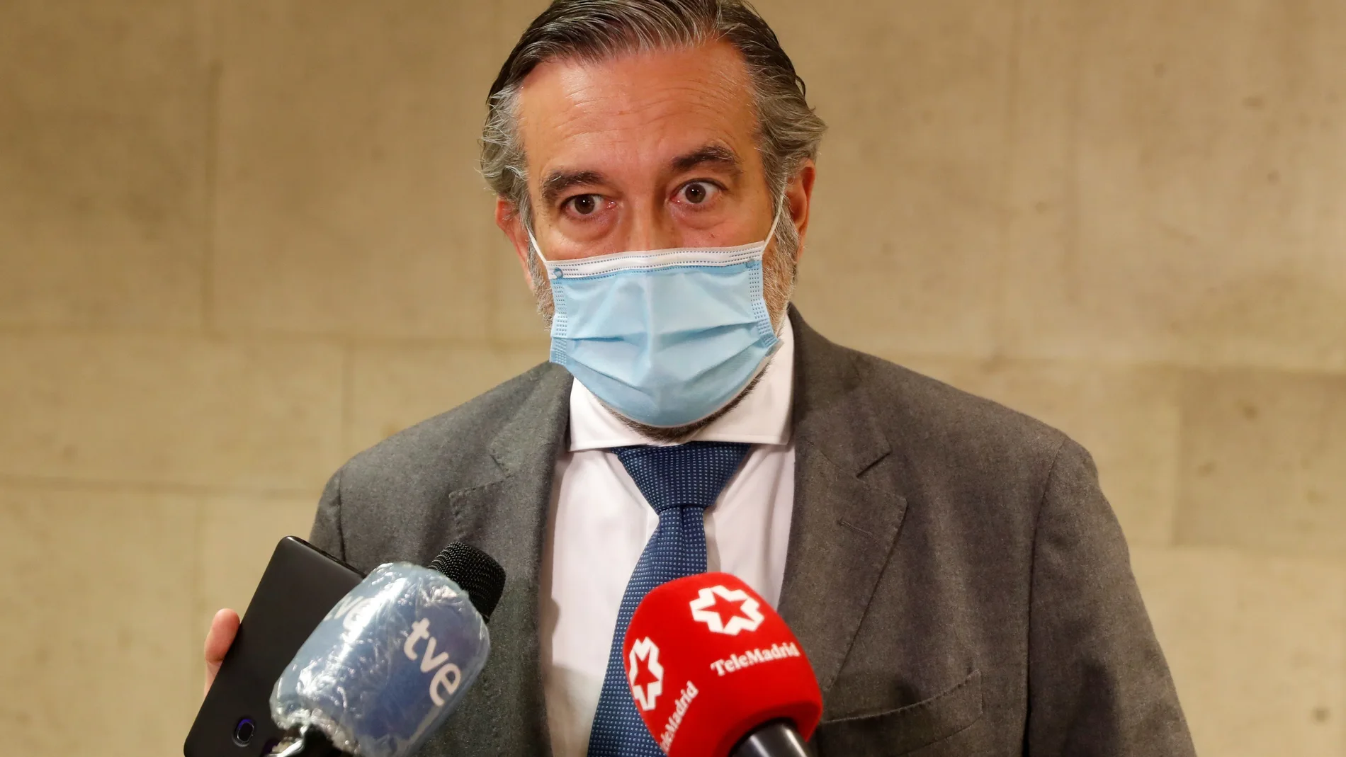 El consejero de Interior, Justicia y Víctimas del Terrorismo de la Comunidad de Madrid, Enrique López