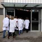 Un grupo de profesionales sanitarios andaluces de Sevilla