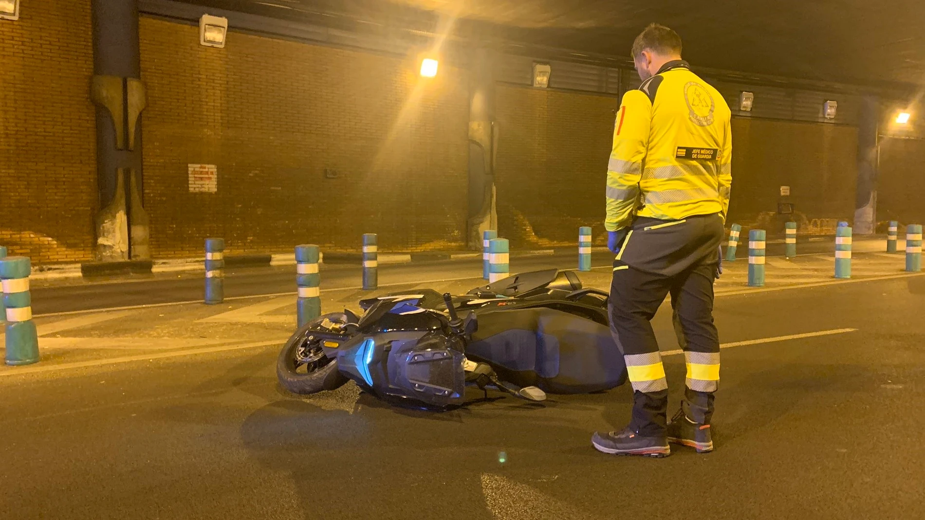 Accidente en el túnel de María de Molina