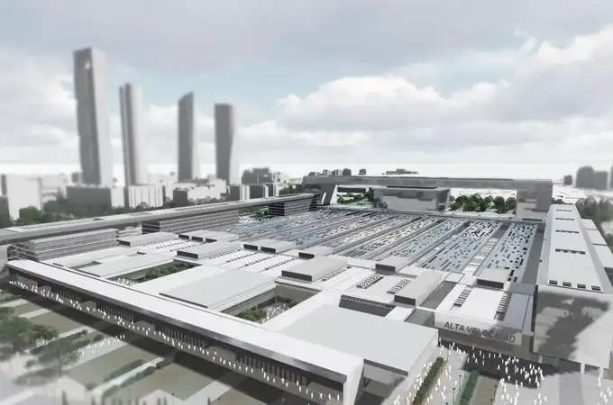 Nueve propuestas para el diseño de la nueva estación de Chamartín en Madrid