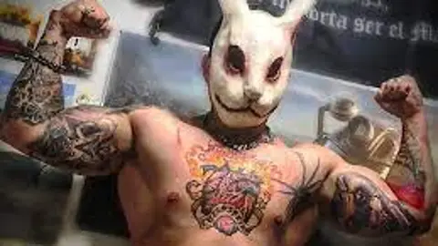 Imagen de las redes sociales del "carnicero tatuador" de Valdemoro
