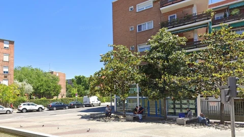 Lugar donde se produjeron dos reyertas entre bandas, en Puente de Vallecas
