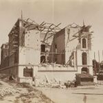 Casón del Buen Retiro de Madrid tras la destrucción
