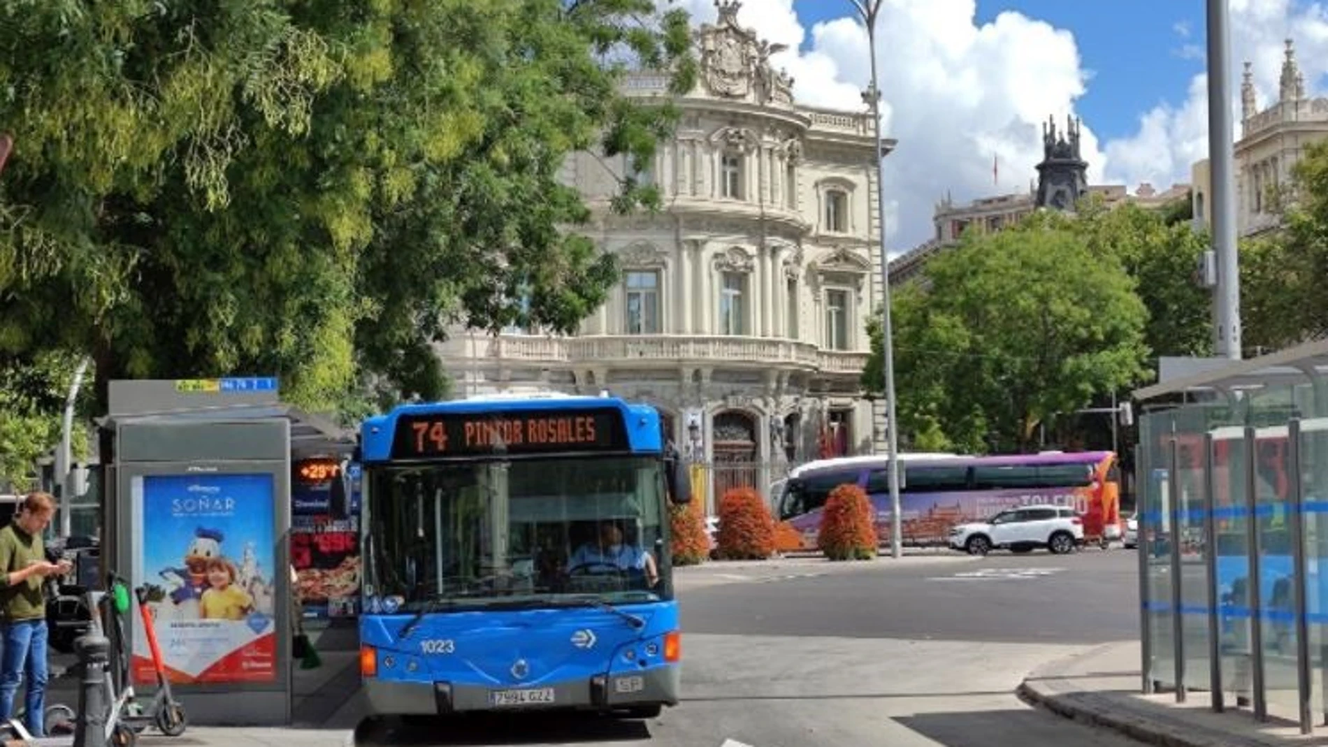 Autobús de la EMT en Madrid