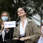 La presidenta madrileña y candidata del PP a las elecciones autonómicas, Isabel Díaz Ayuso