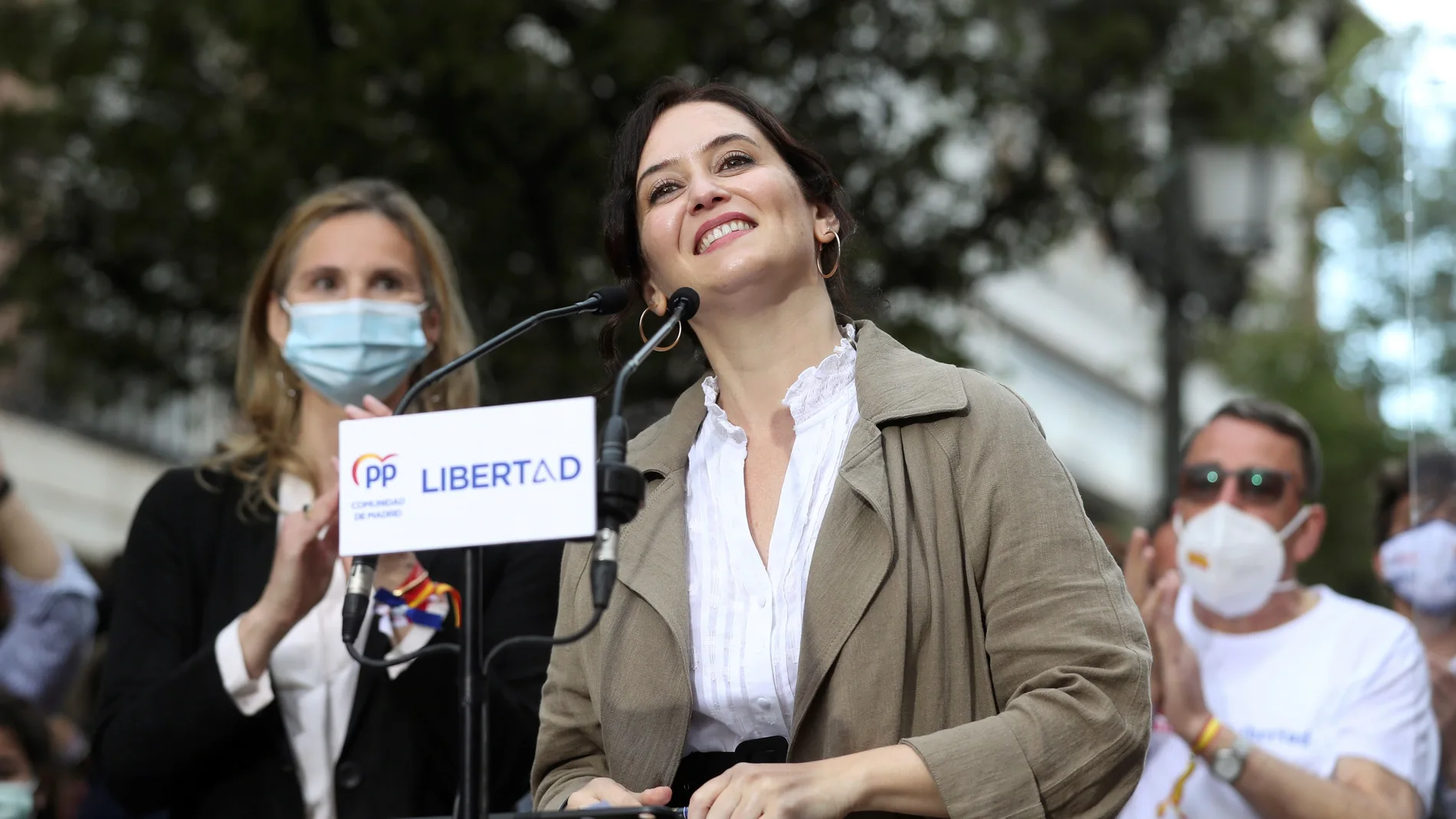 La presidenta madrileña y candidata del PP a las elecciones autonómicas, Isabel Díaz Ayuso