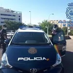 Coche patrulla de la Policía Nacional