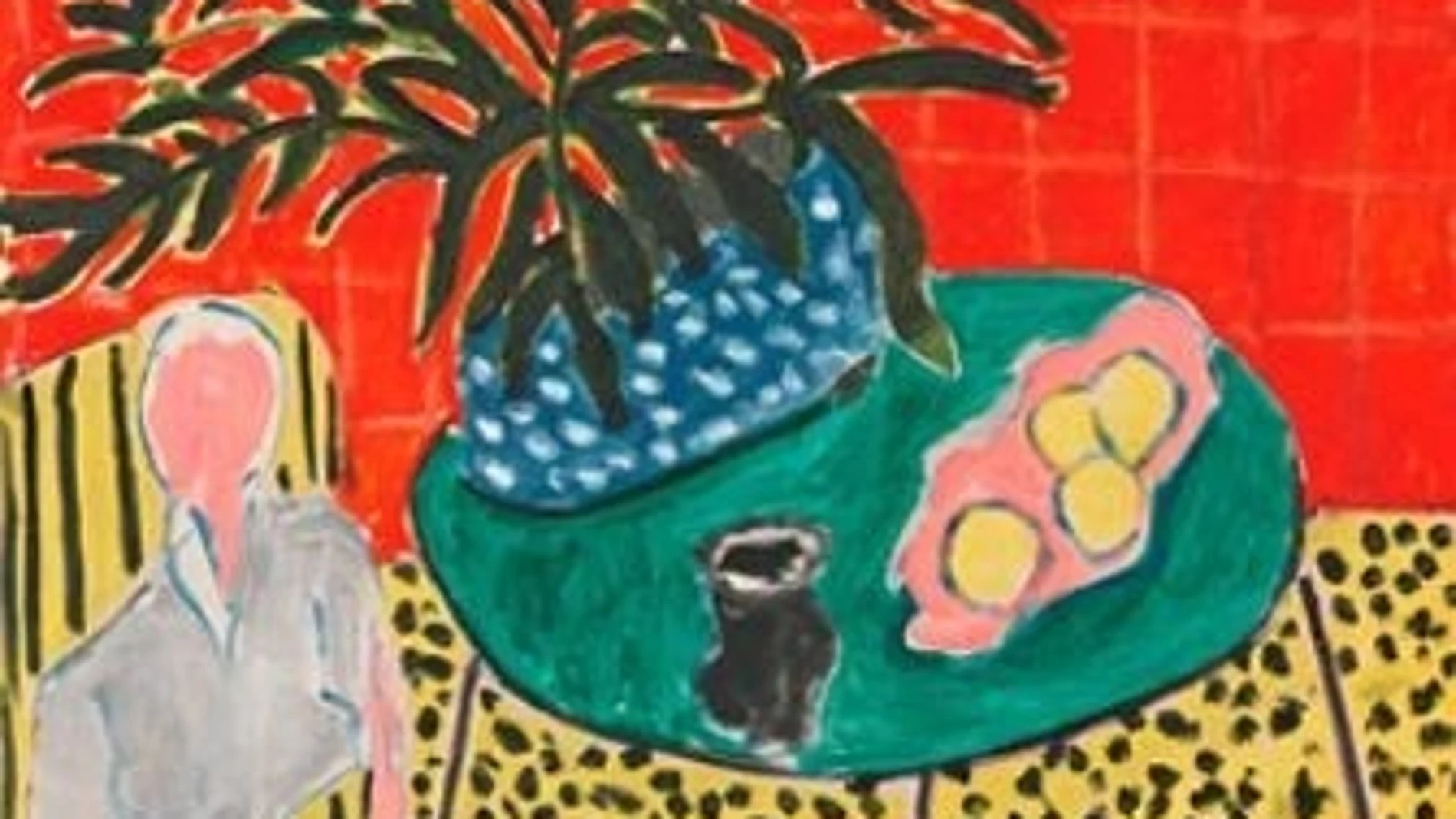El Museo Lázaro Galdiano exhibe la obra 'Interior con helecho negro' de Matisse