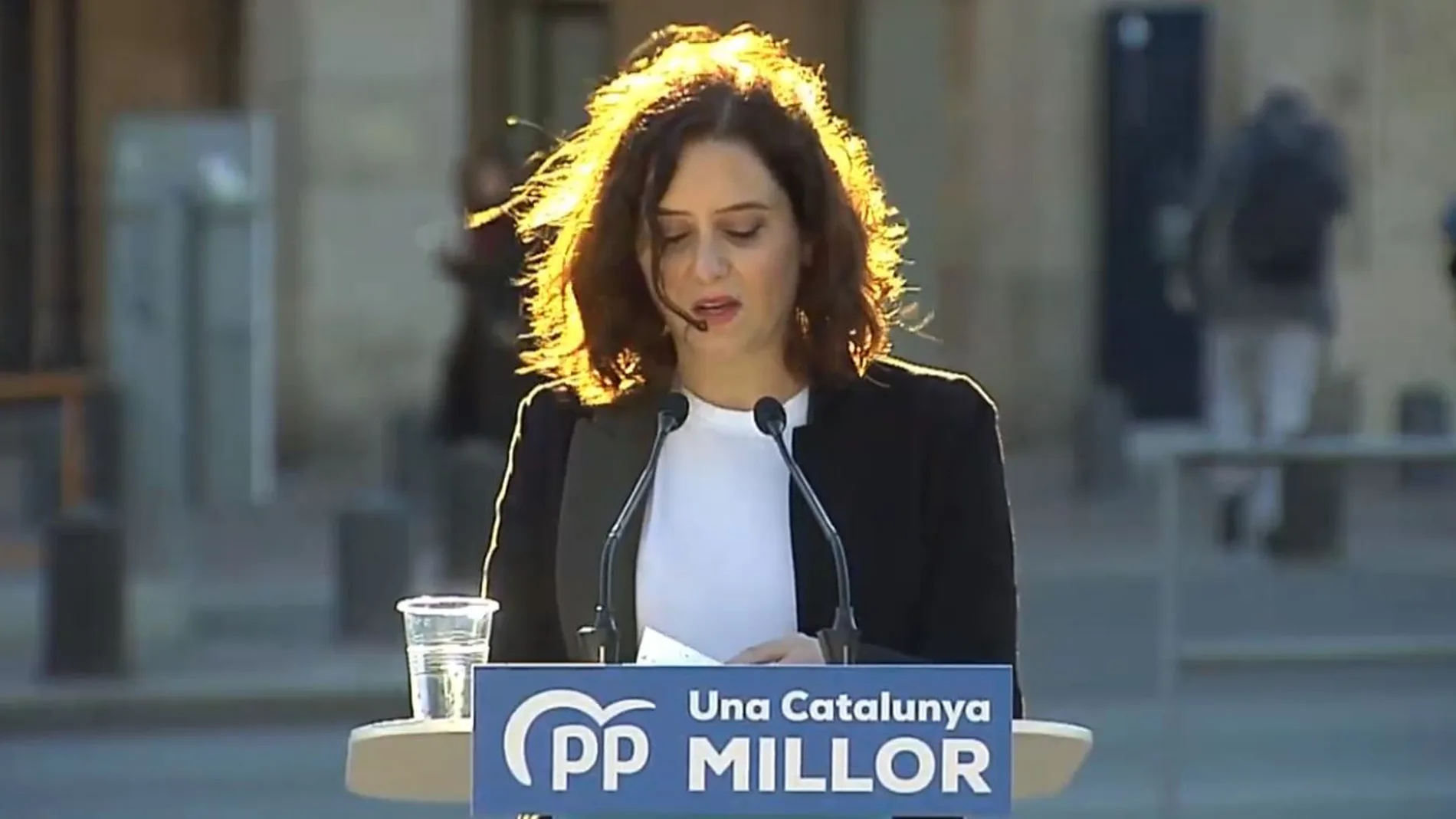 Isabel Díaz Ayuso en Cataluña