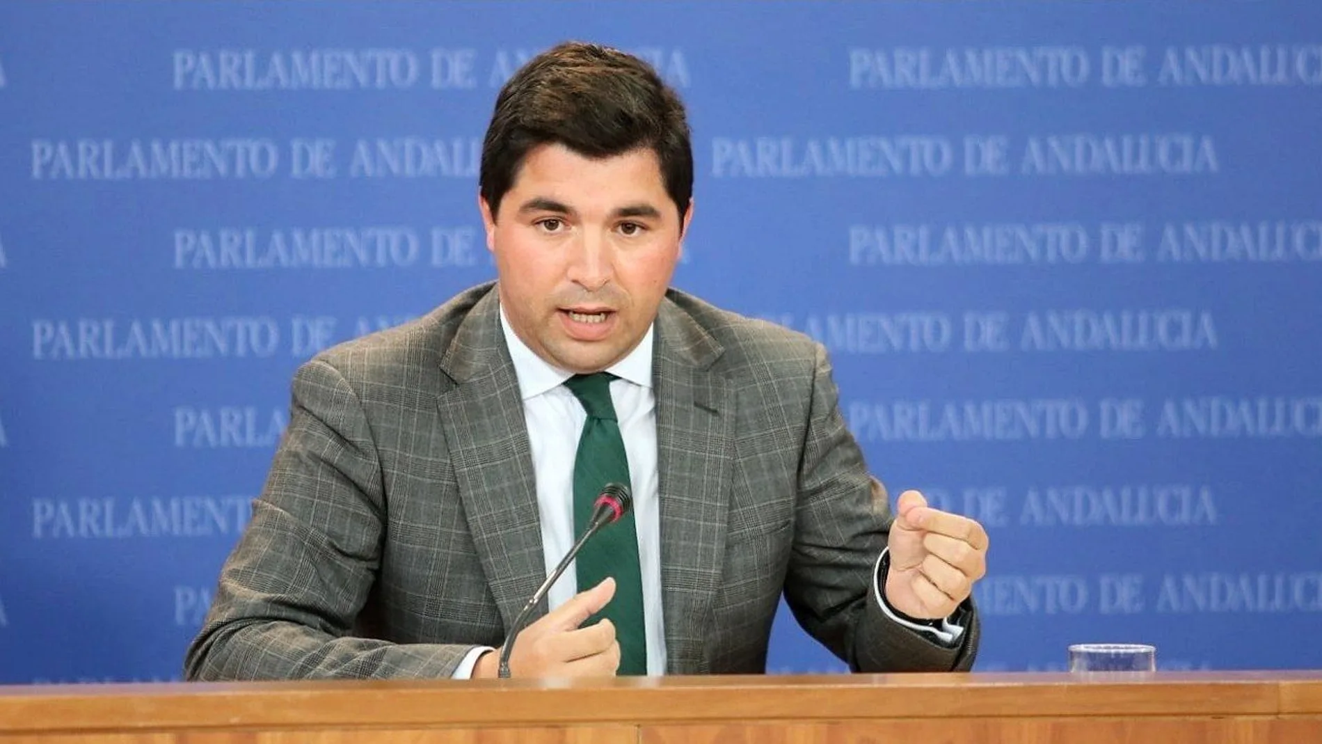 El presidente de la comisión de la Faffe, Enrique Moreno, diputado de Ciudadanos