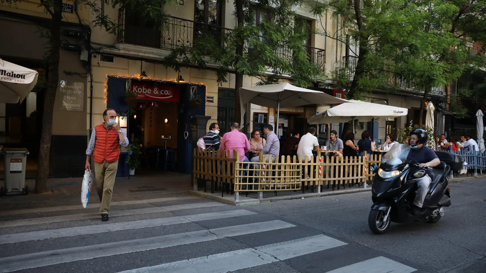 Imagen de una terraza en Madrid