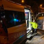Una ambulancia de Samur-Protección Civil