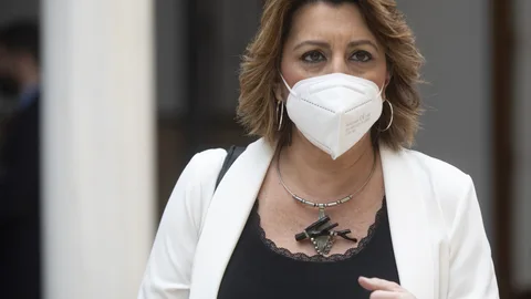 La secretaria general del PSOE andaluz, Susana Díaz