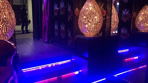 Imagen del interior de una sauna en Madrid