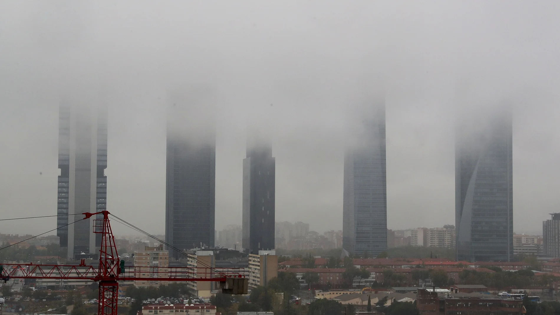 La niebla será protagonista en Madrid y Cáceres