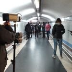 Rodaje en el Metro de Madrid